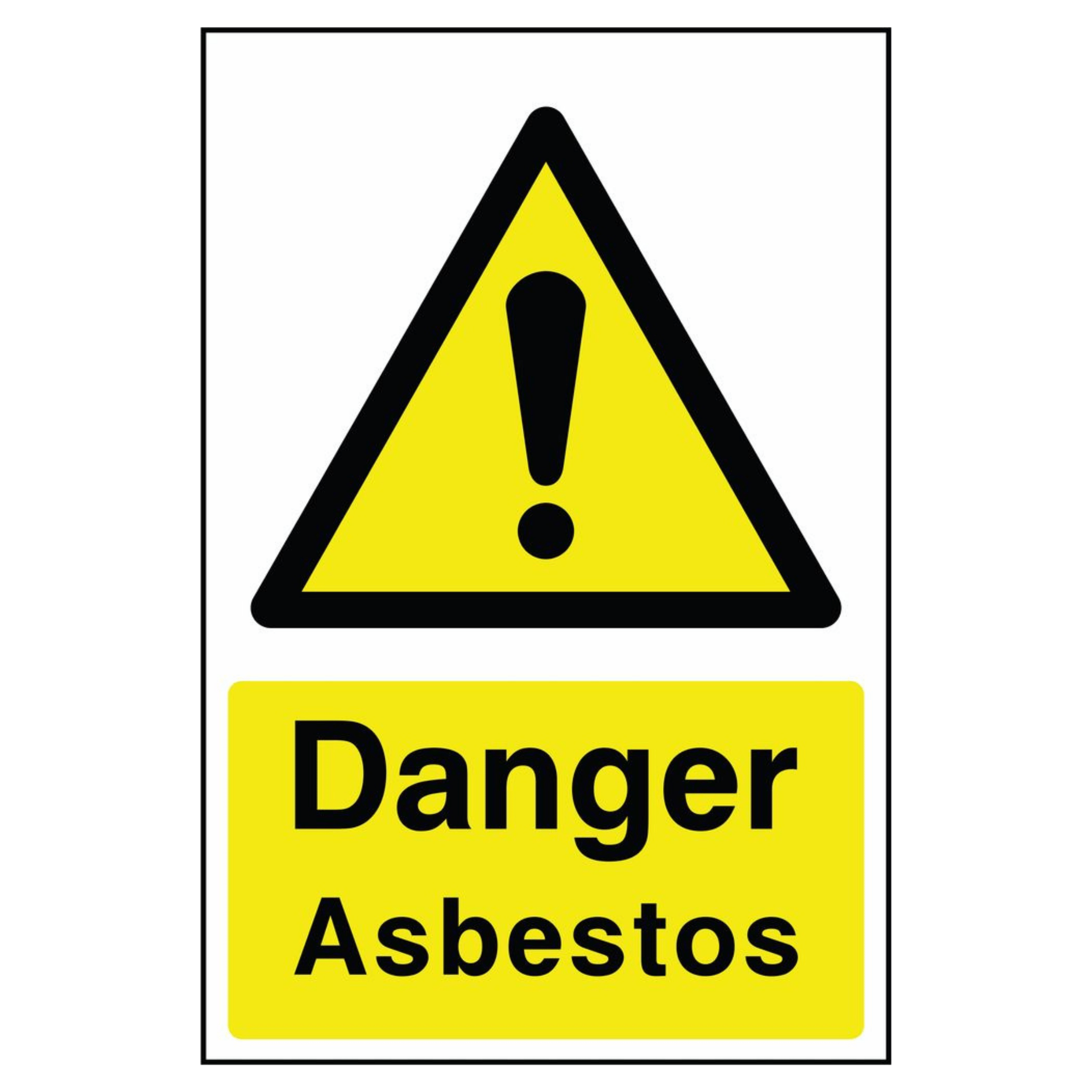Asbestos Danger Sign