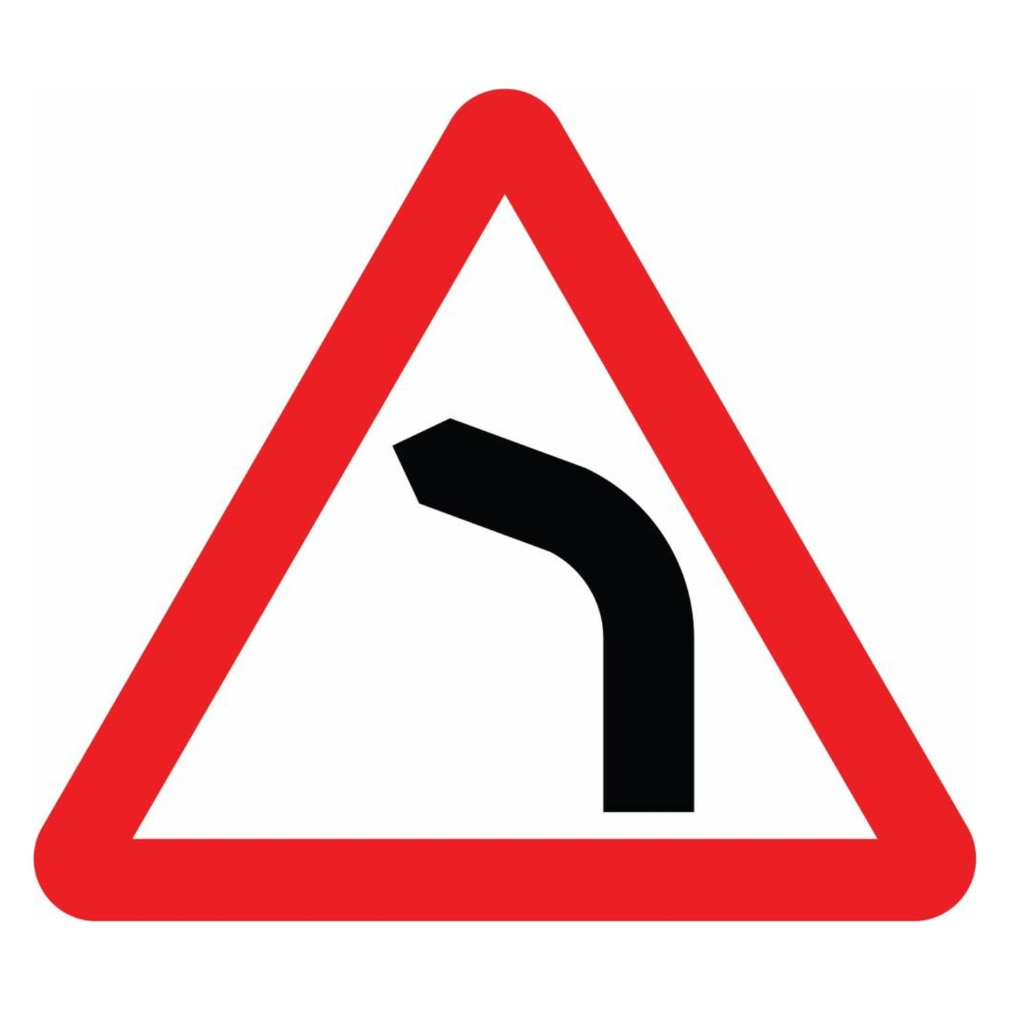 Bend to the Left Sign