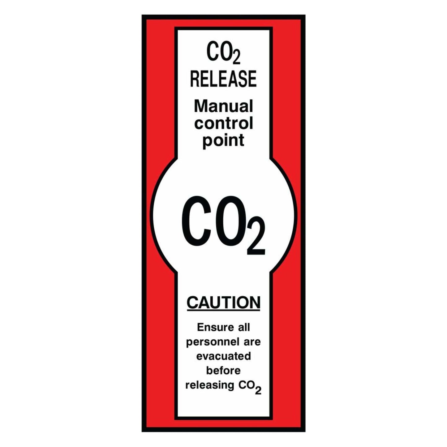 CO2 Control Point Sign