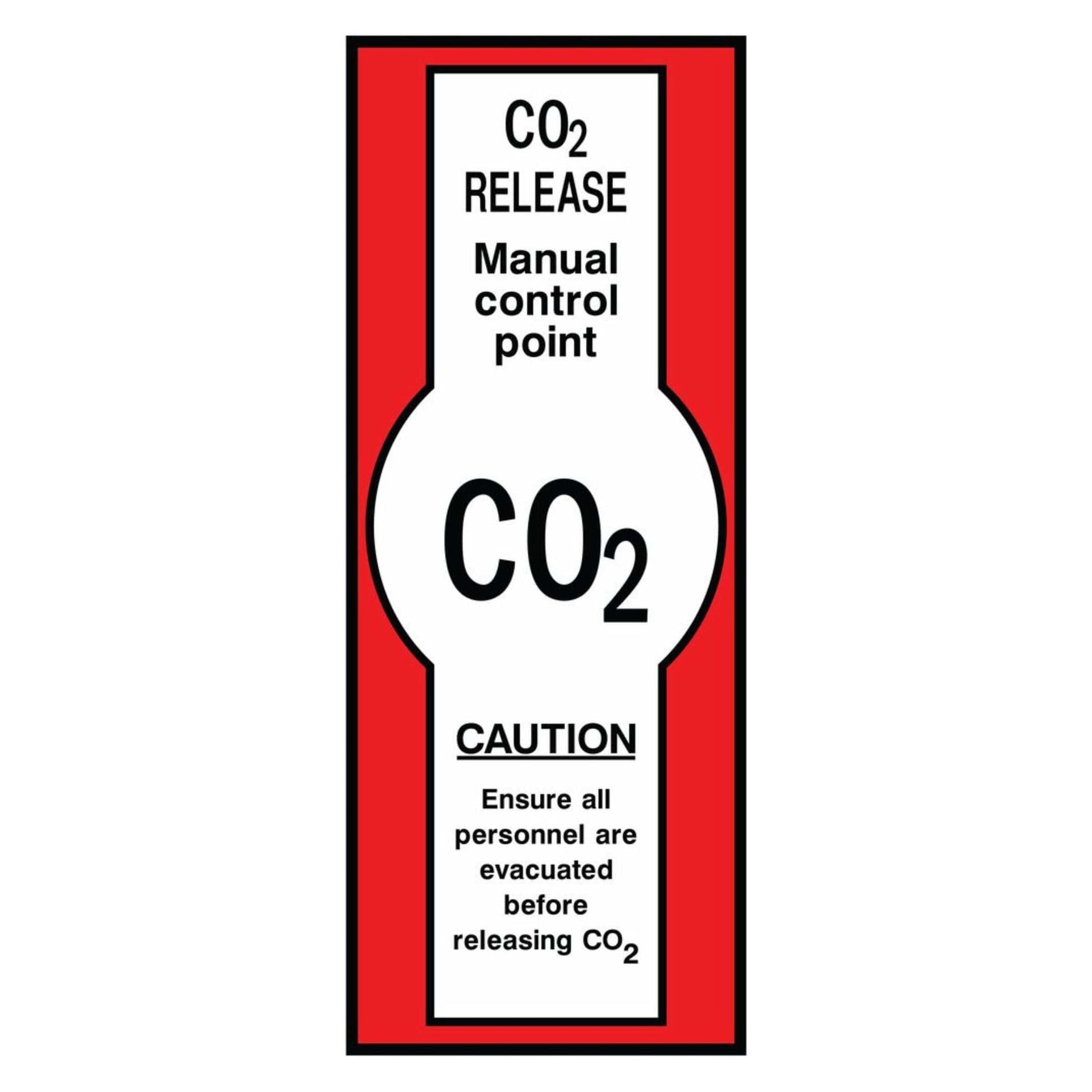 CO2 Control Point Sign