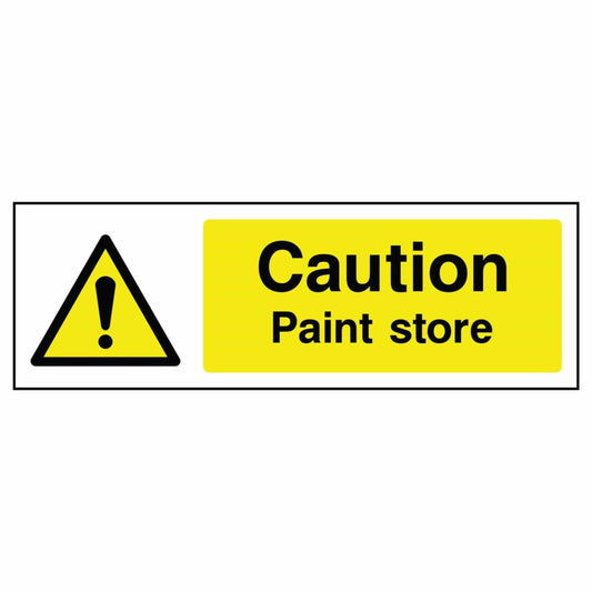 Caution - Paint Store Sign