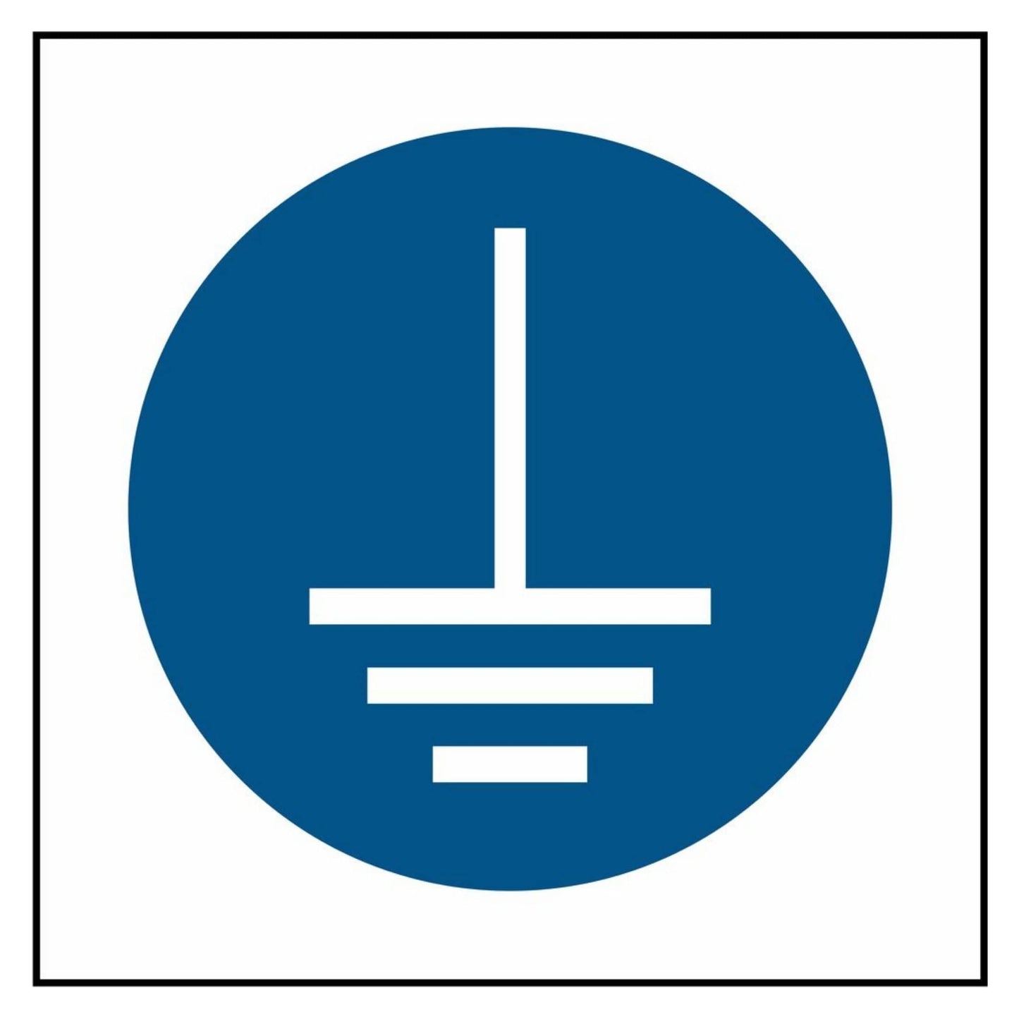 Connect to Ground Symbol Sign