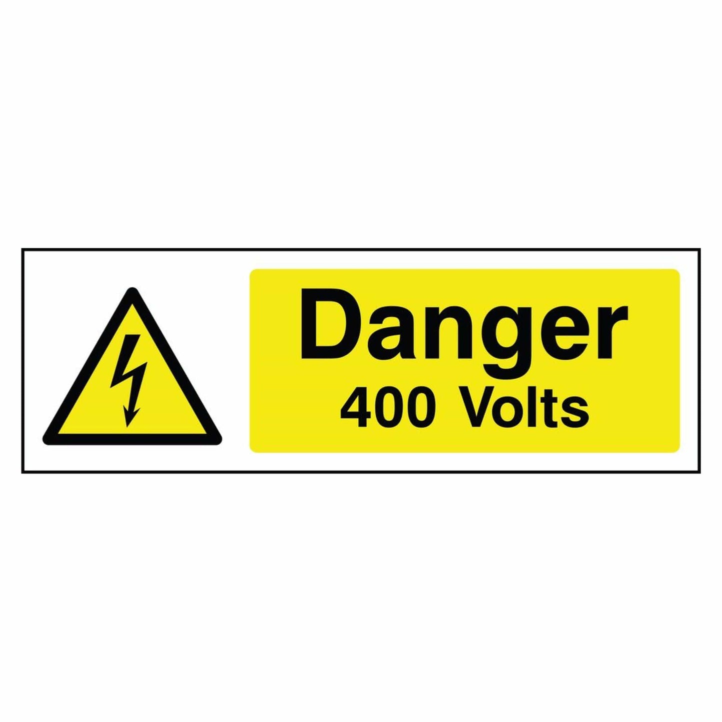 Danger - 400 Volt Sign