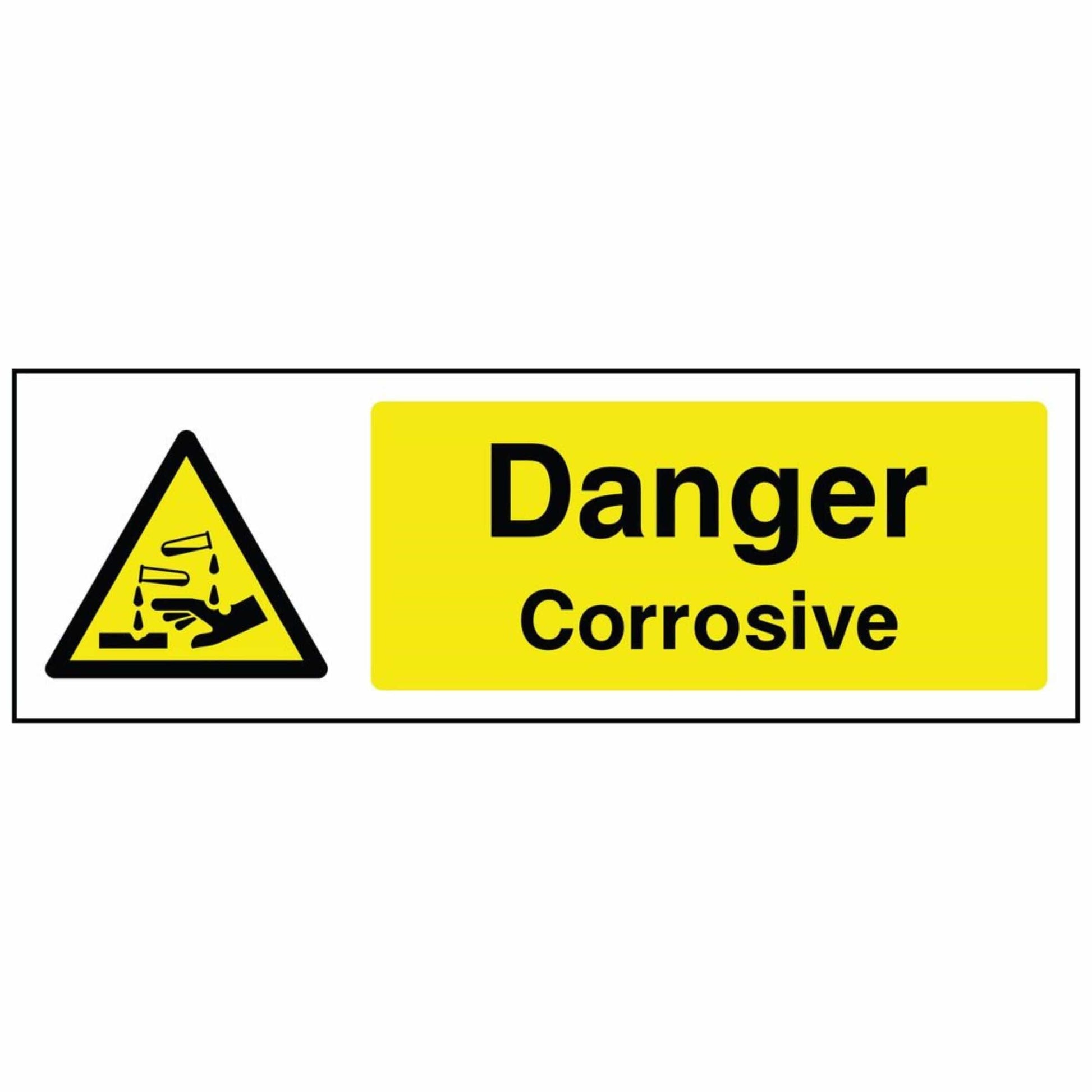 Danger - Corrosive Sign