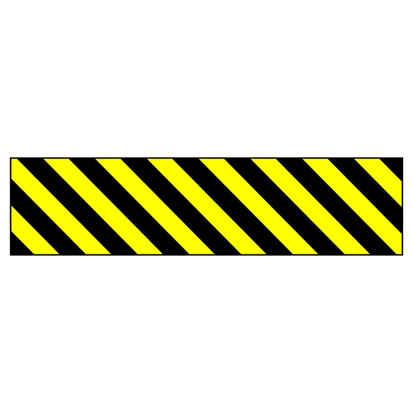 Diagonal Hazard Strip (Left) Sign