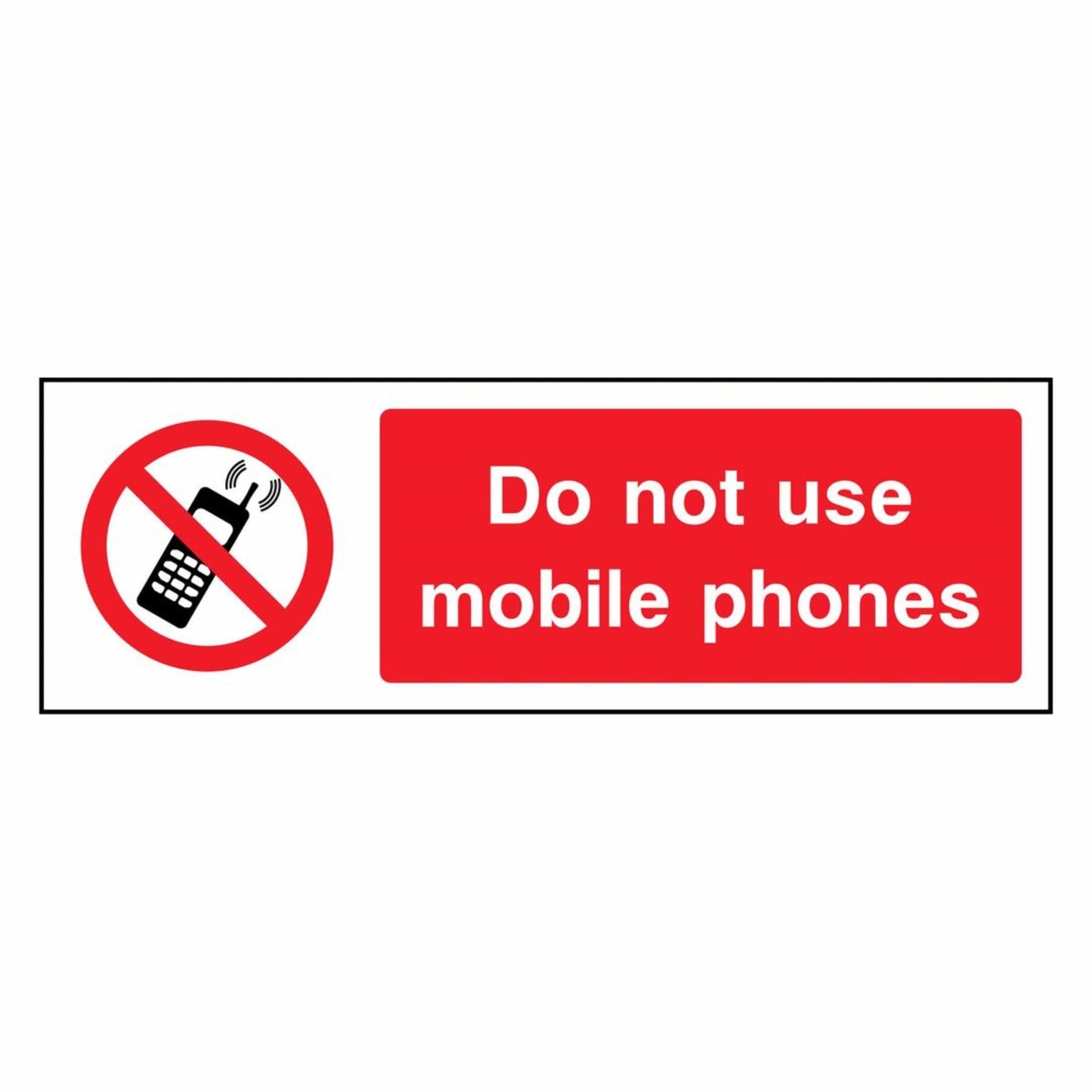 Do Not Use Mobile Phones Sign