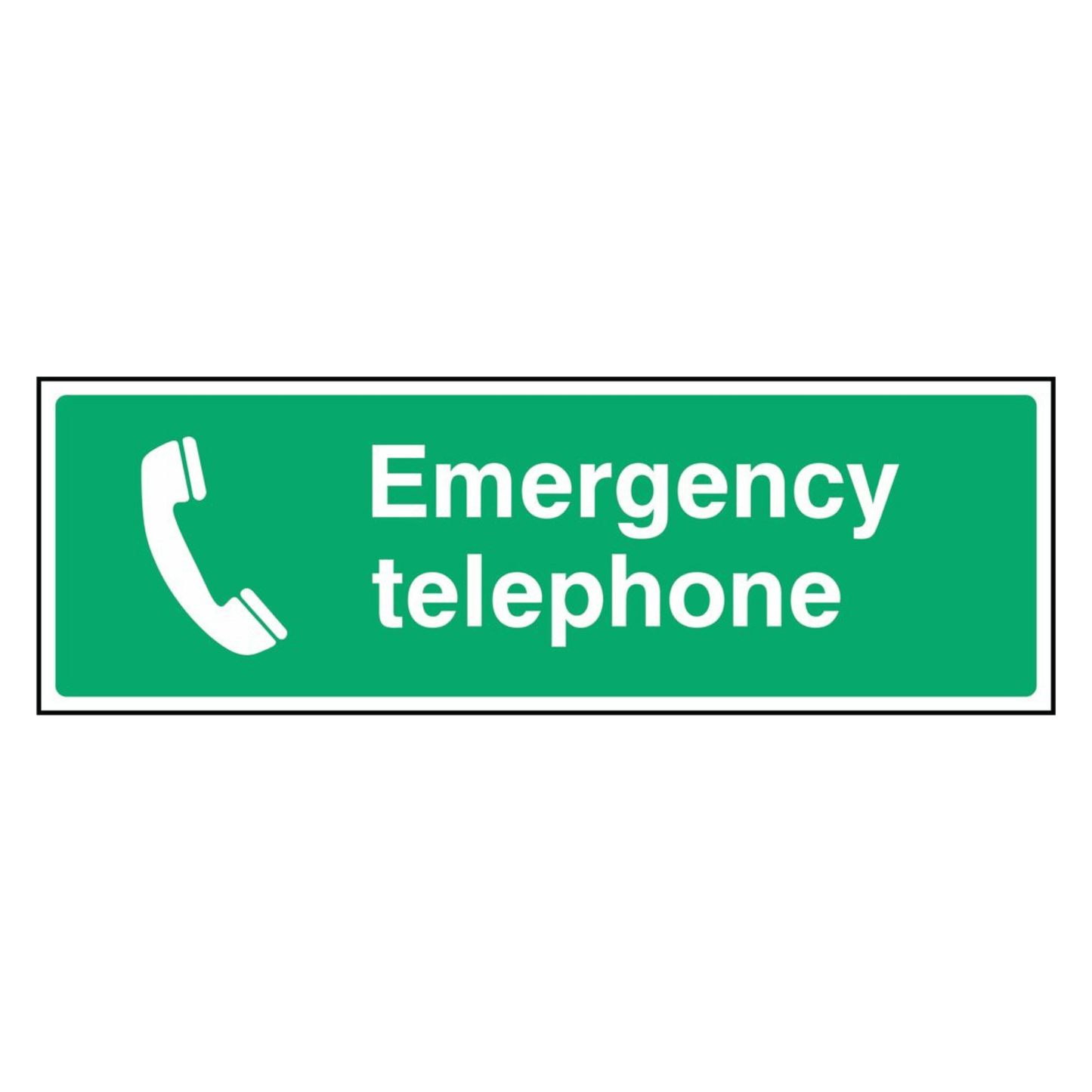 Emergency First Aid Phone Sign