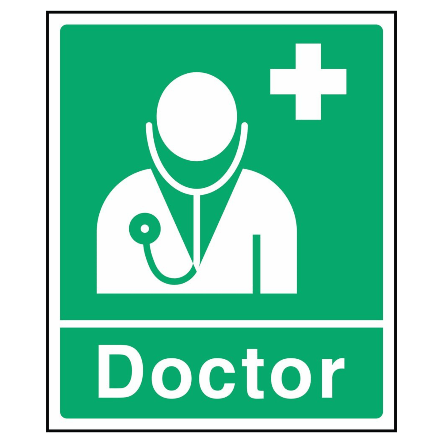 First Aid Doctor Sign