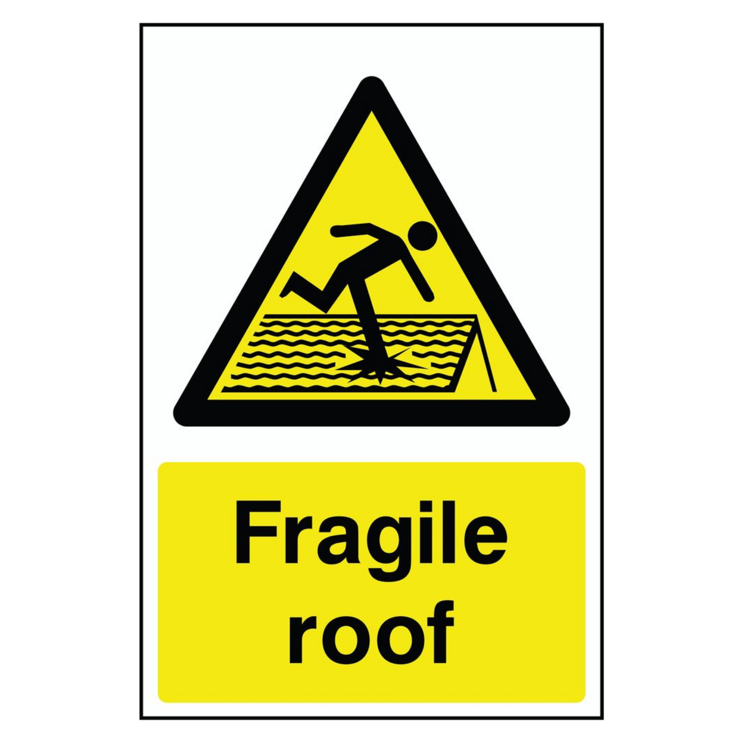 Fragile Roof Safety Sign