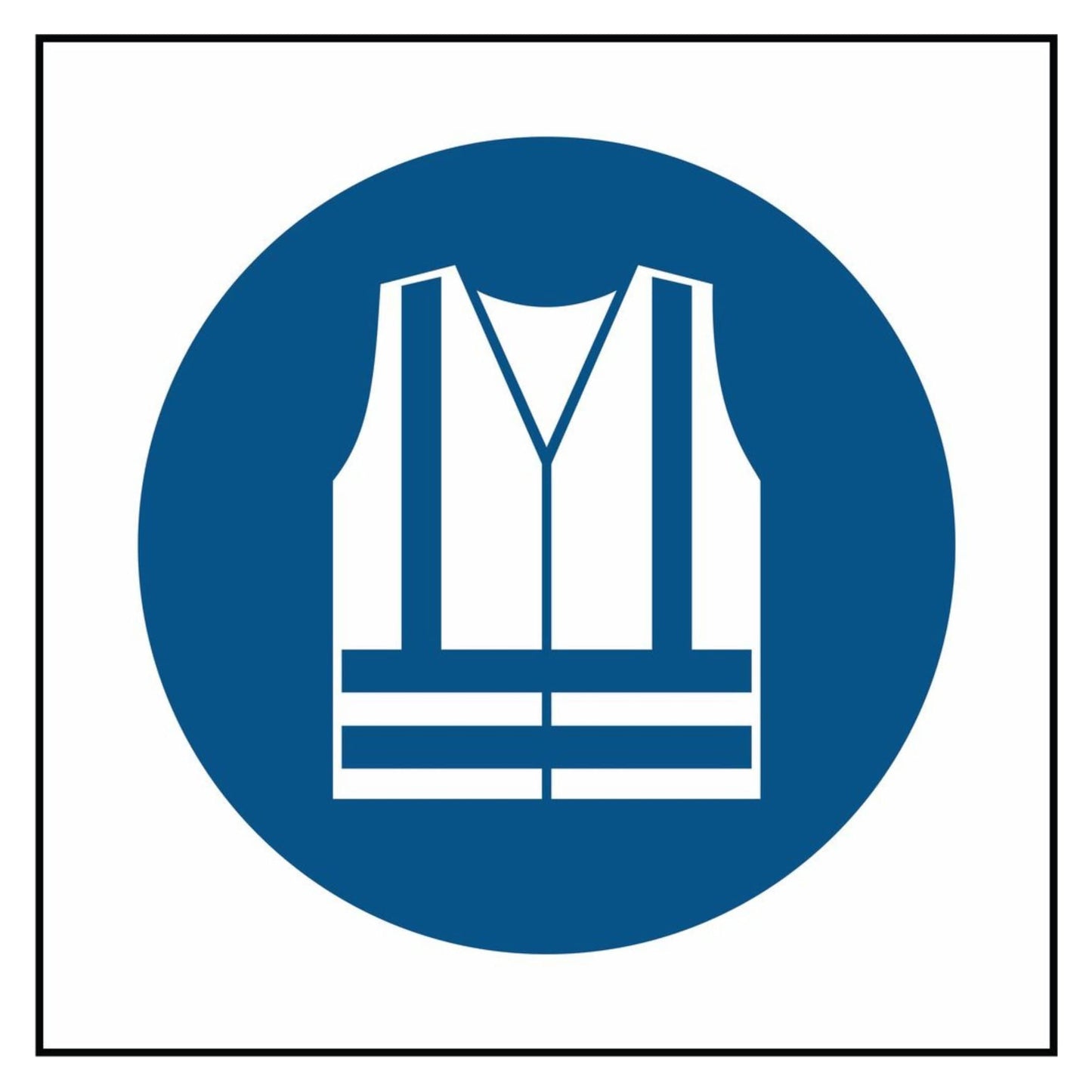 Hi-Vis Vests PPE Symbol Sign