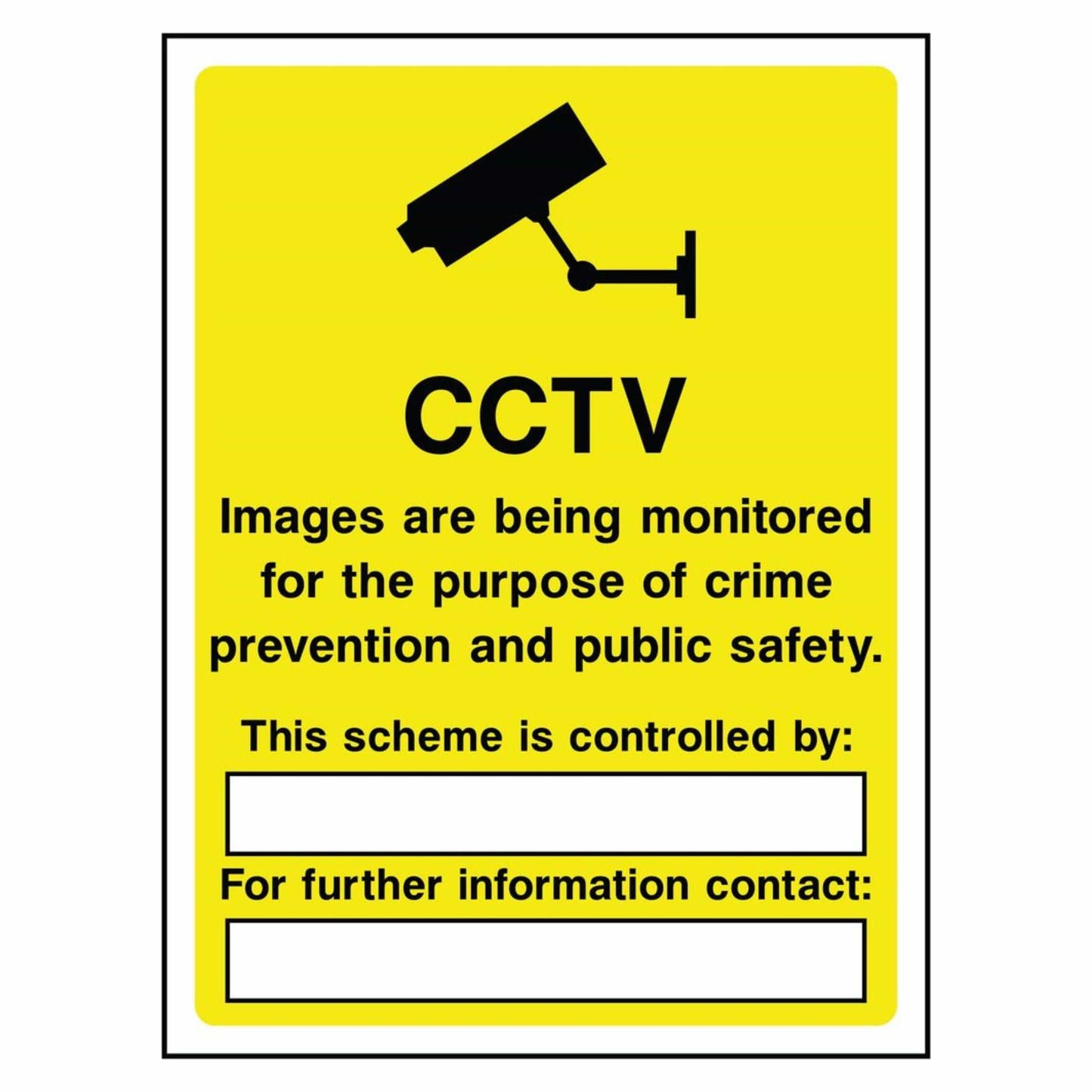 Images Are Being Monitored Crime Prevention Sign