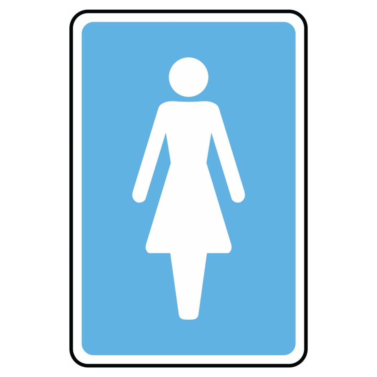 Ladies Toilet Symbol Sign