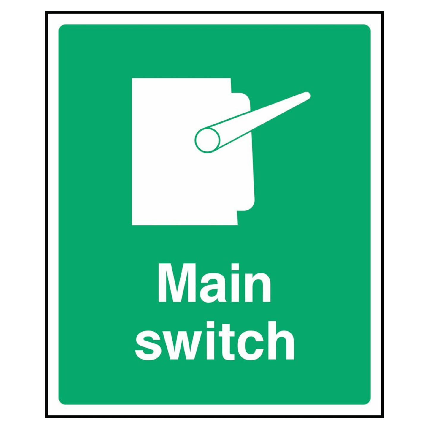 Main Switch First Aid Sign