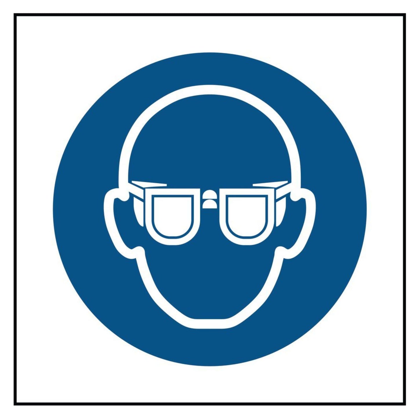 Mandatory Eye Protection Symbol Sign