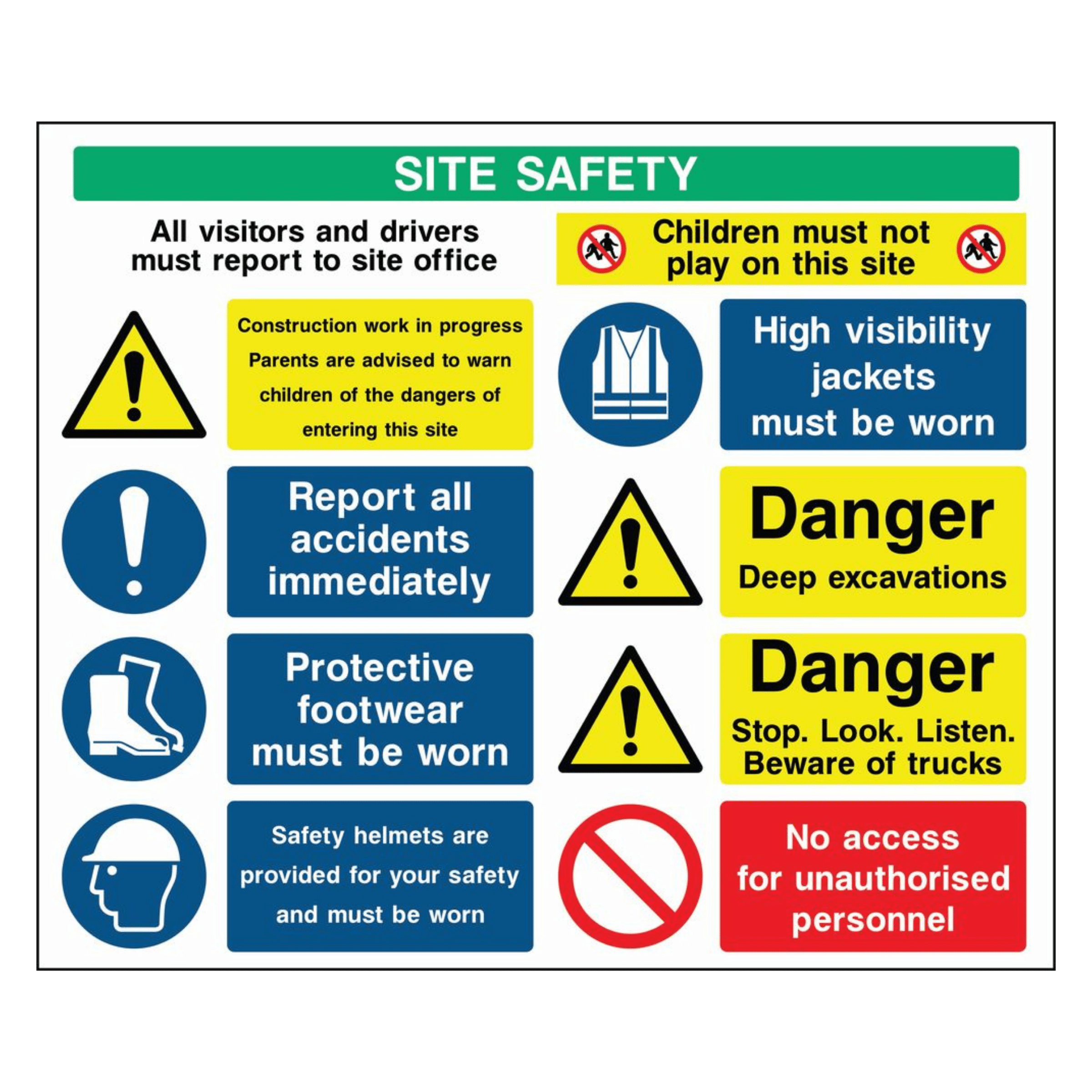 Multi-Purpose Building Site Sign