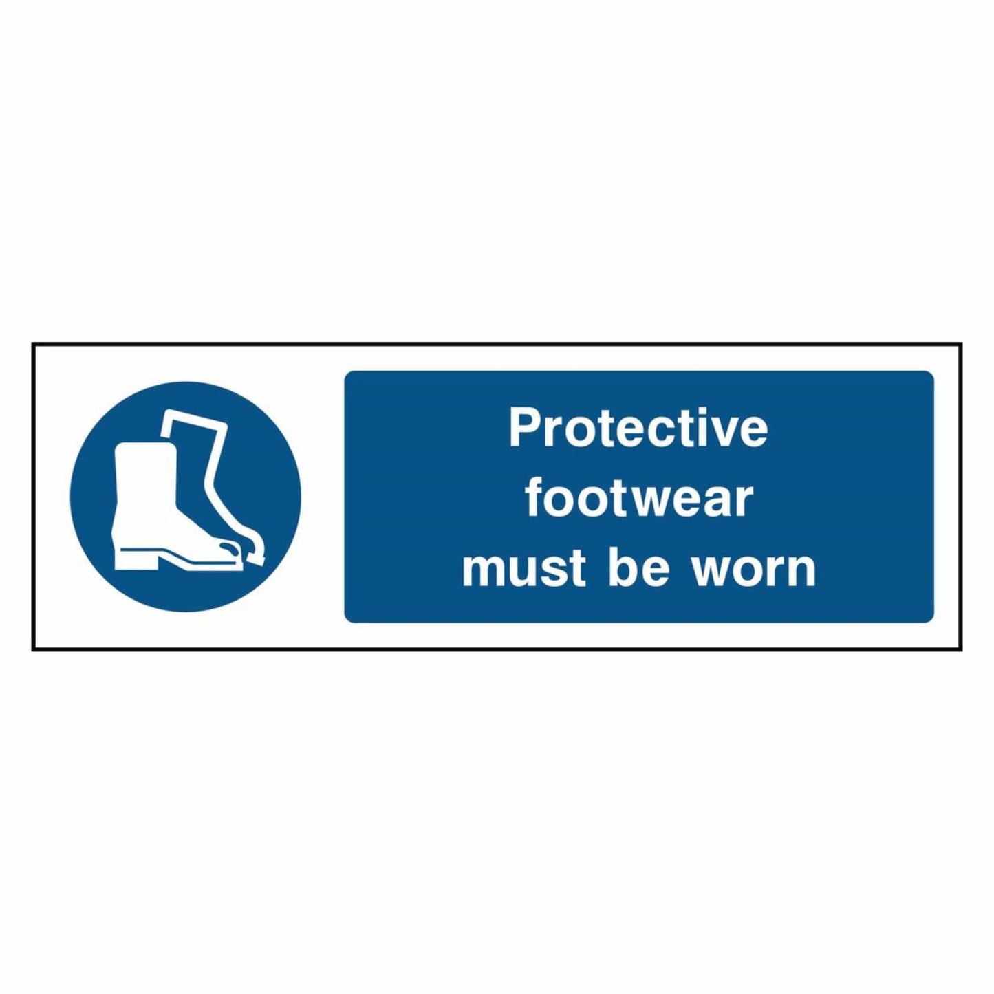 Protective Footwear Must Be Worn Sign