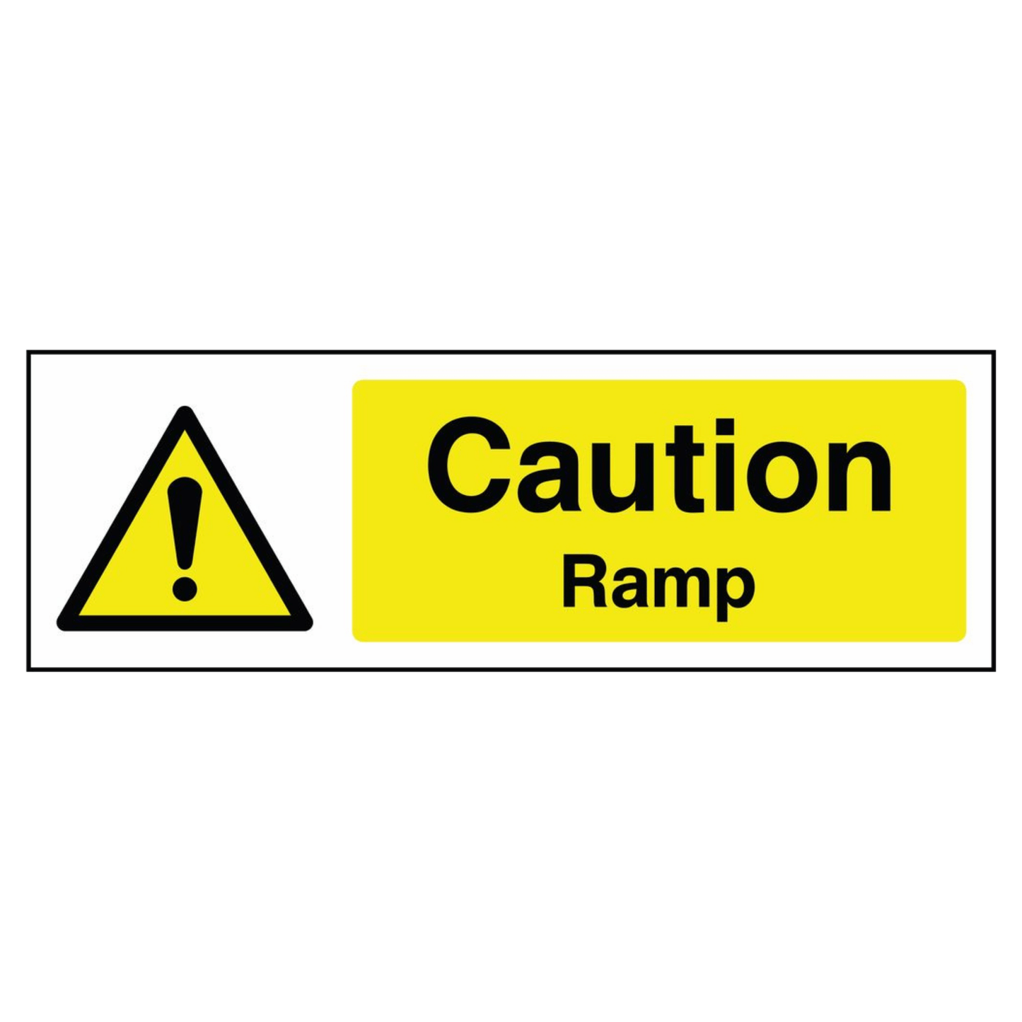 Ramp Caution Sign