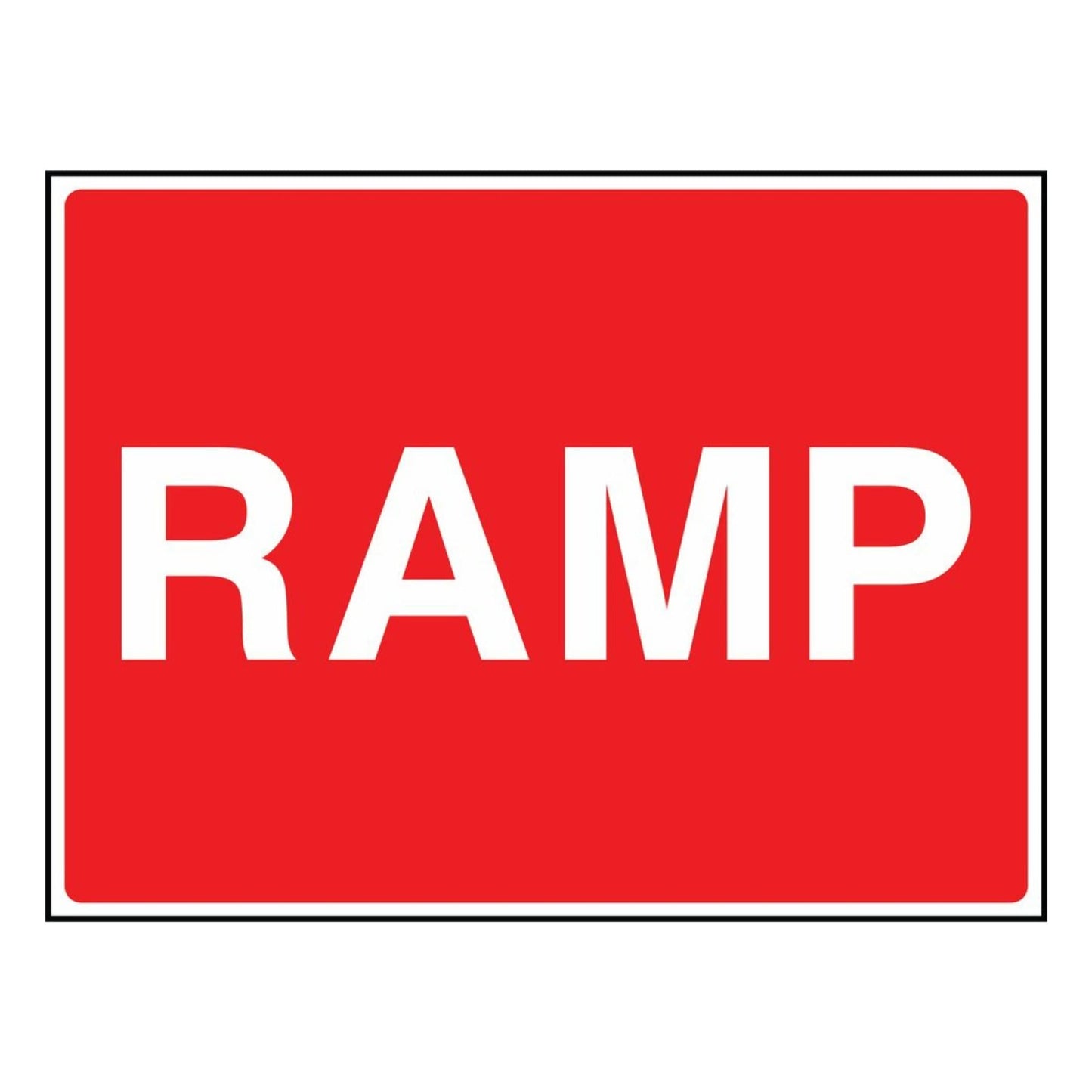 Ramp on Road Sign