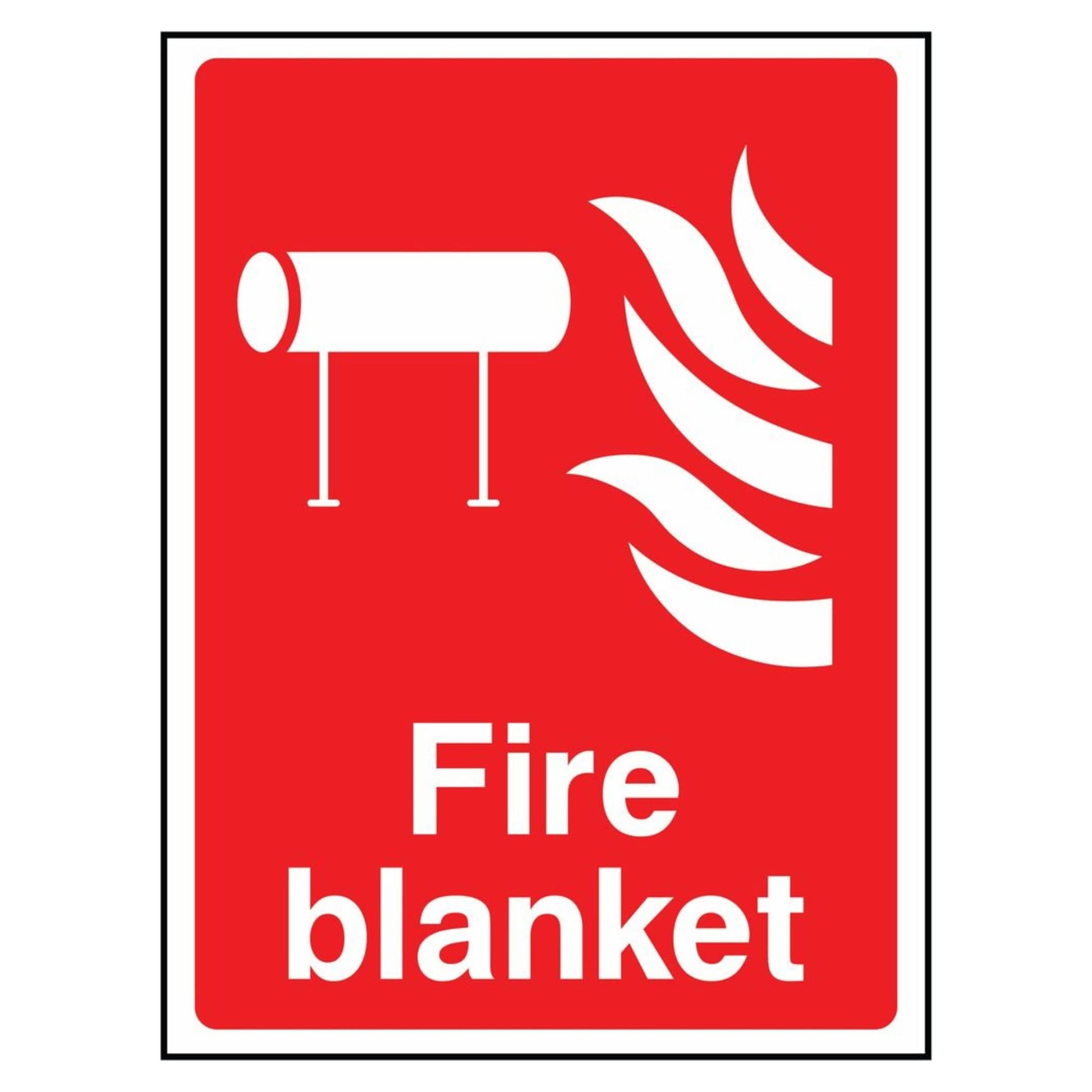 Red Fire Blanket Sign