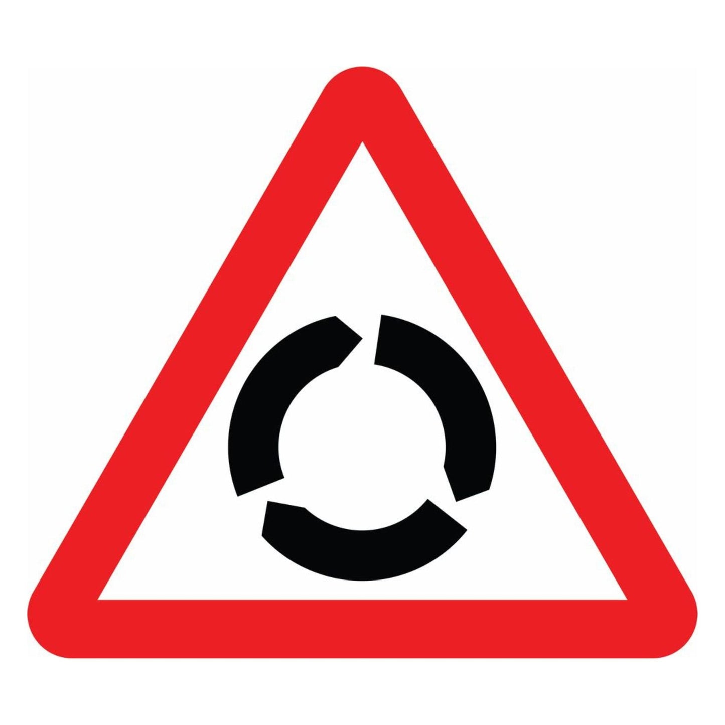 Road Warning - Roundabout Sign