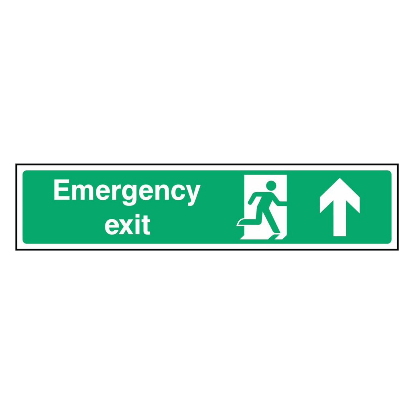Running Man Up Arrow Fire Escape Sign