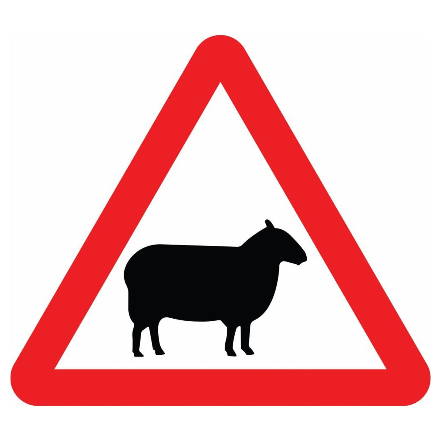 Sheep Road Warning Sign