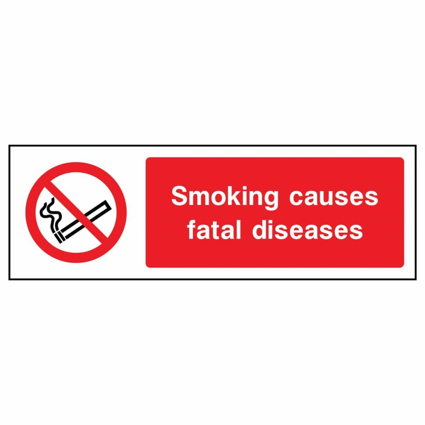 Smoking Causes Fatal Diseases Sign