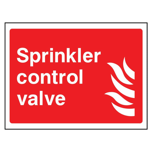 Sprinkler Control Valve Sign