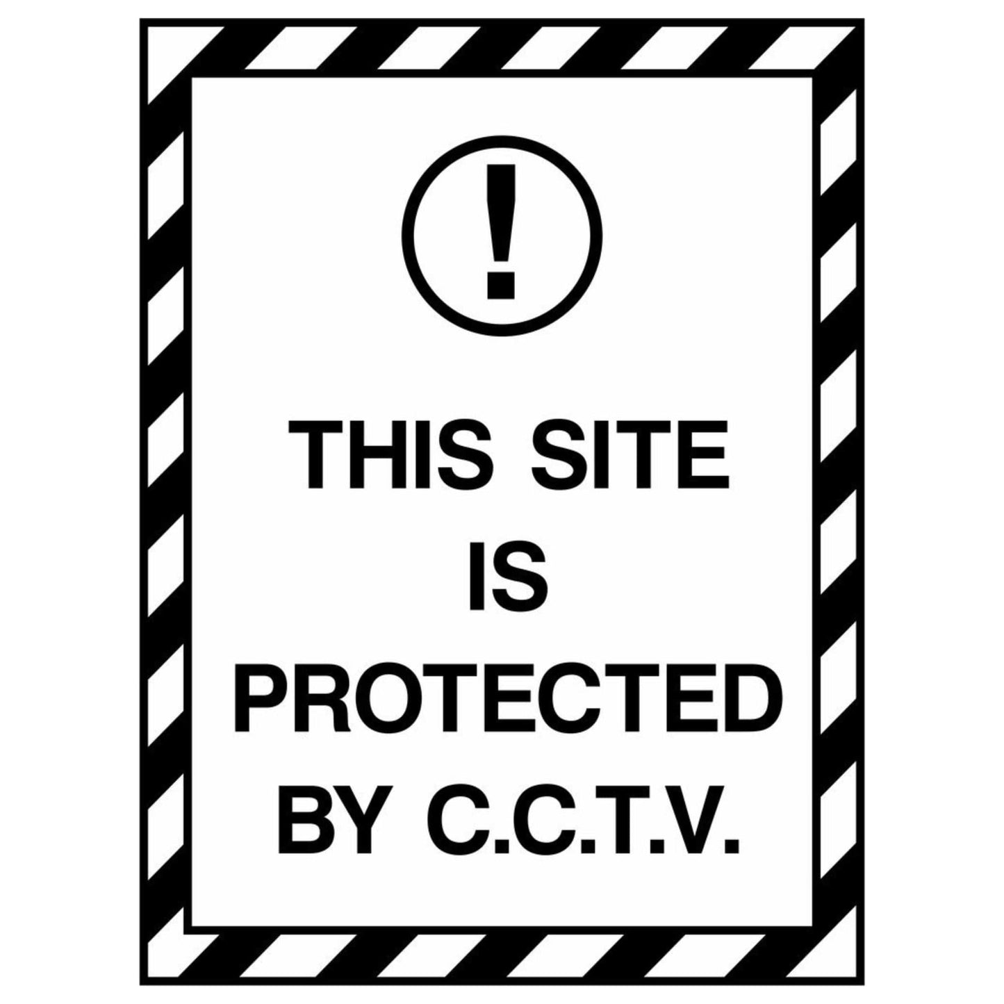 This Site Is Protected by CCTV Sign