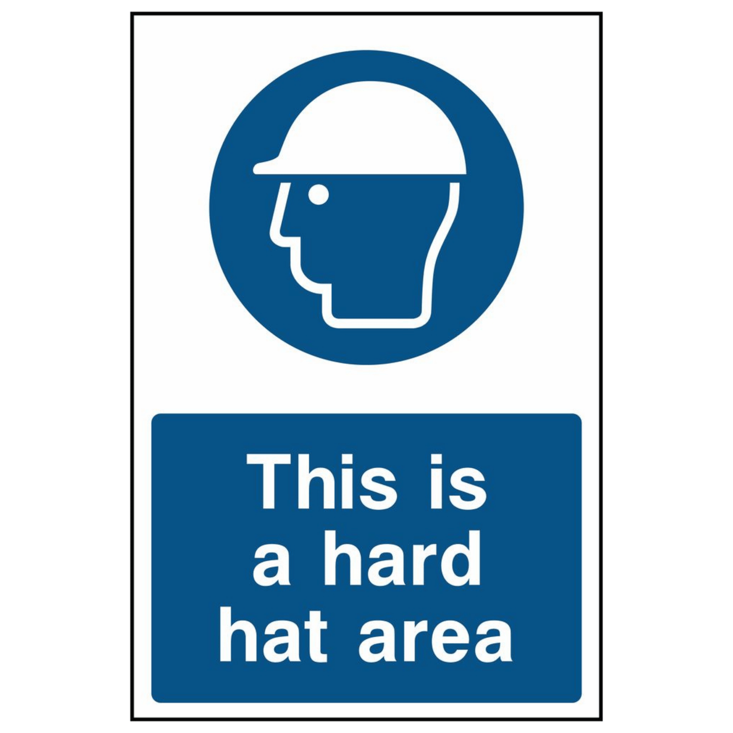 This is a Hard Hat Area Sign