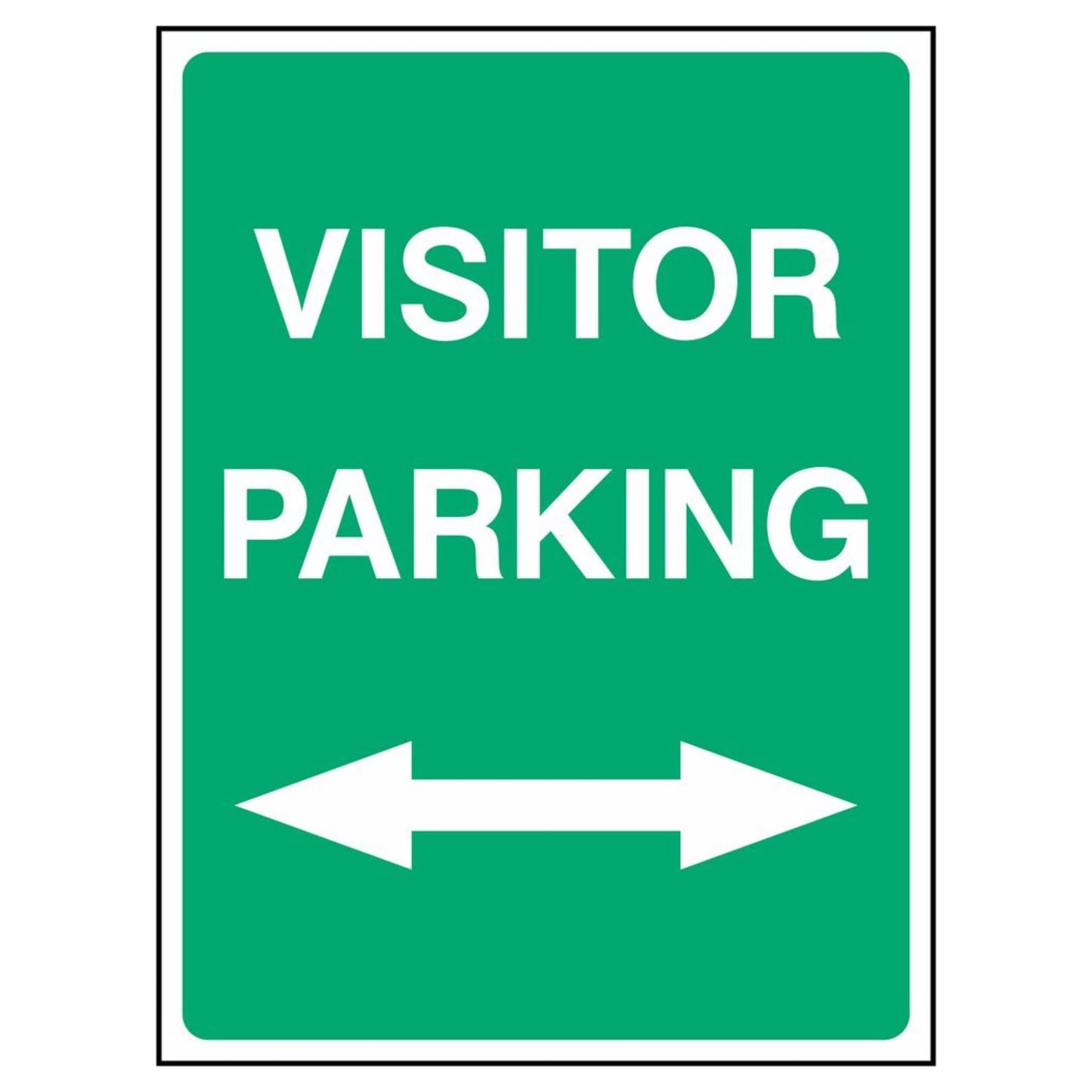 Visitor Parking Both Ways Sign