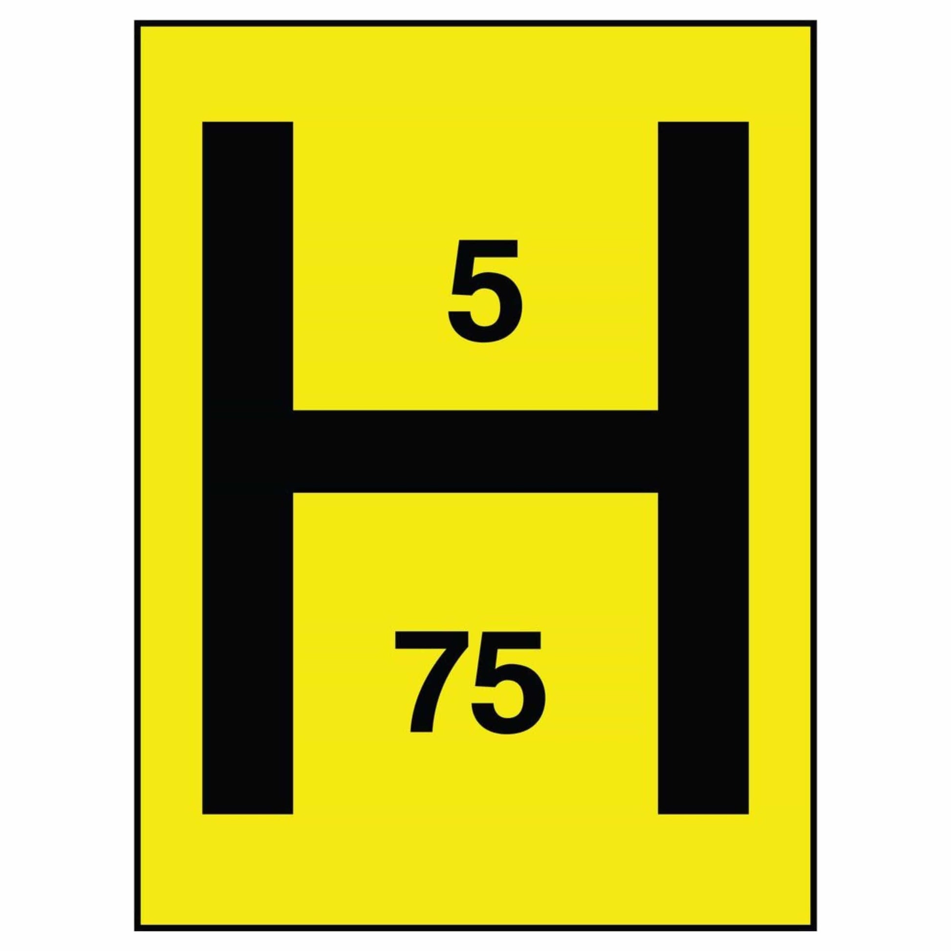 Yellow Fire Hydrant Sign