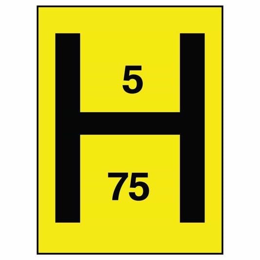 Yellow Fire Hydrant Sign