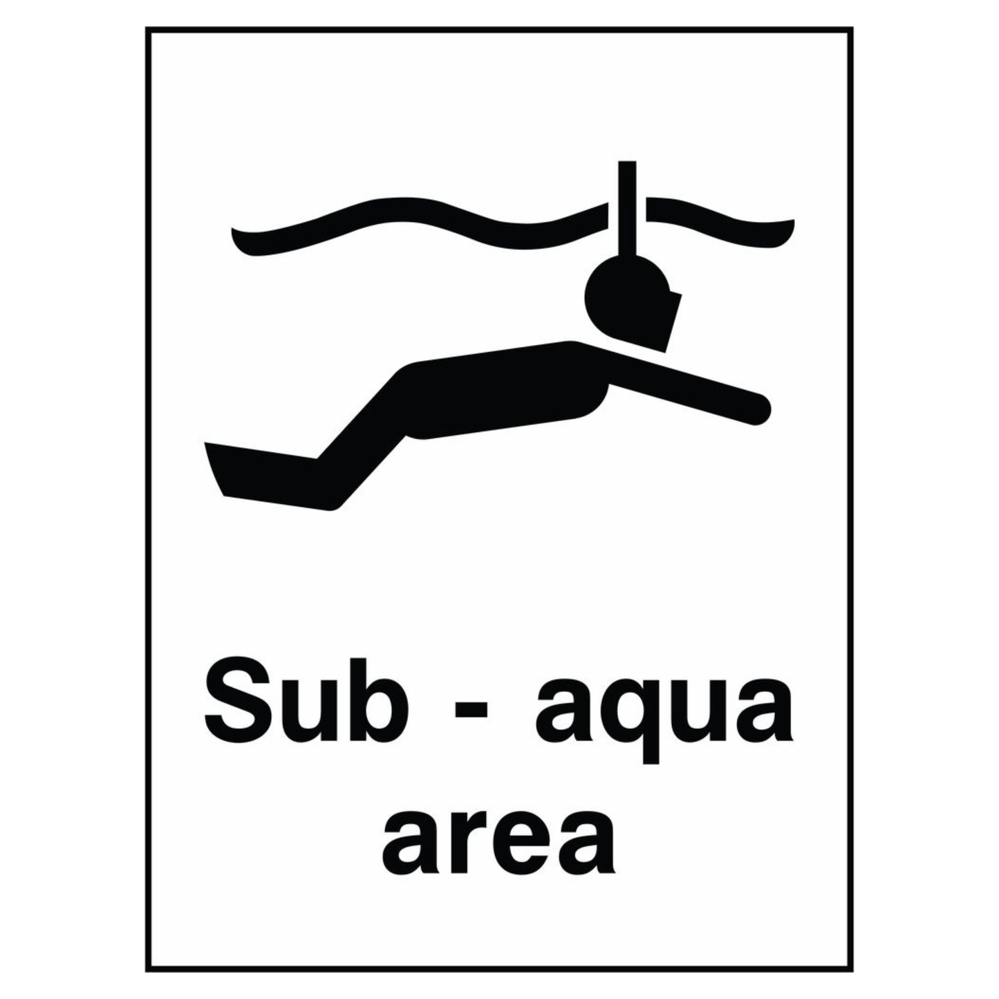 sub -aqua-area-sign