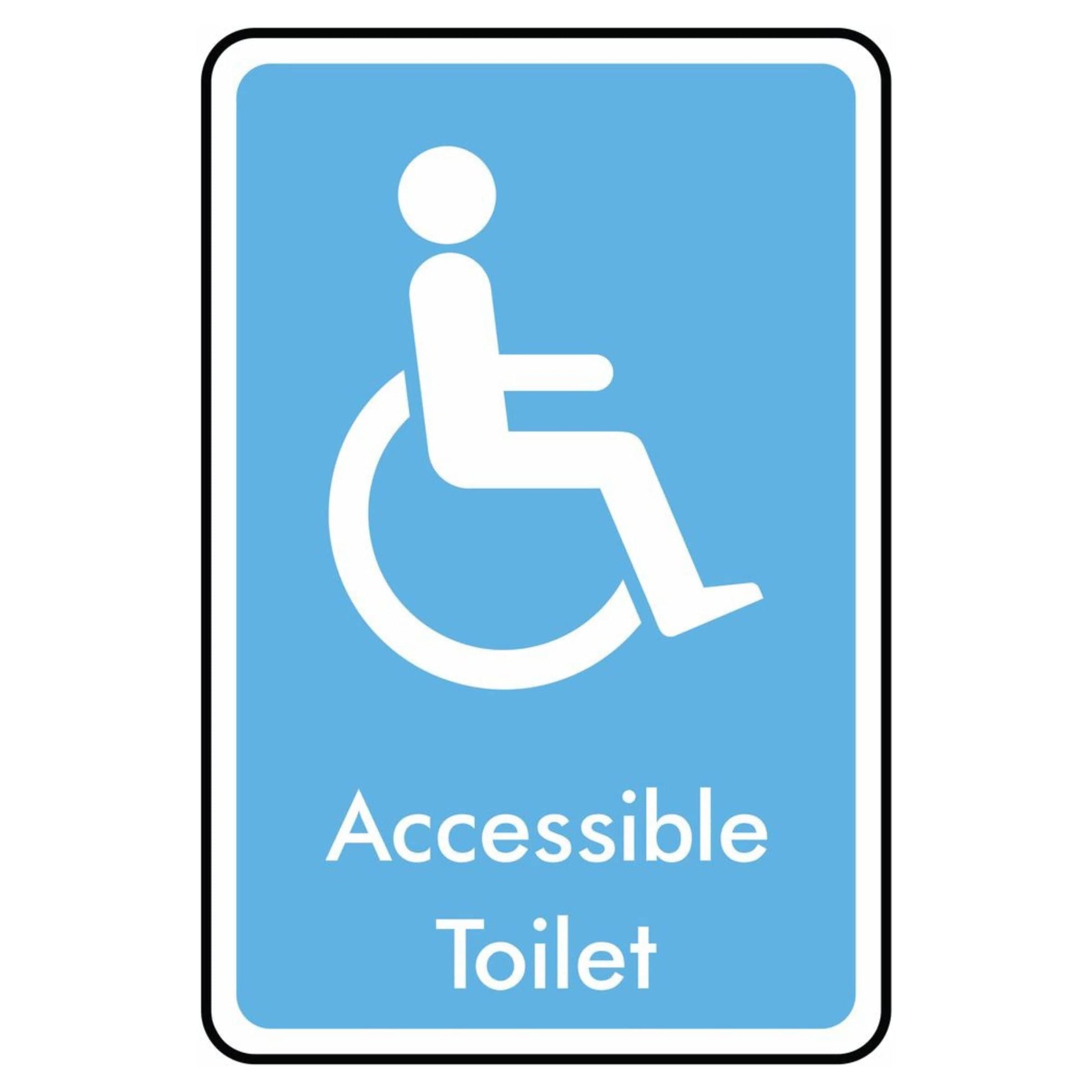 Accessible Only Toilet Symbol Sign