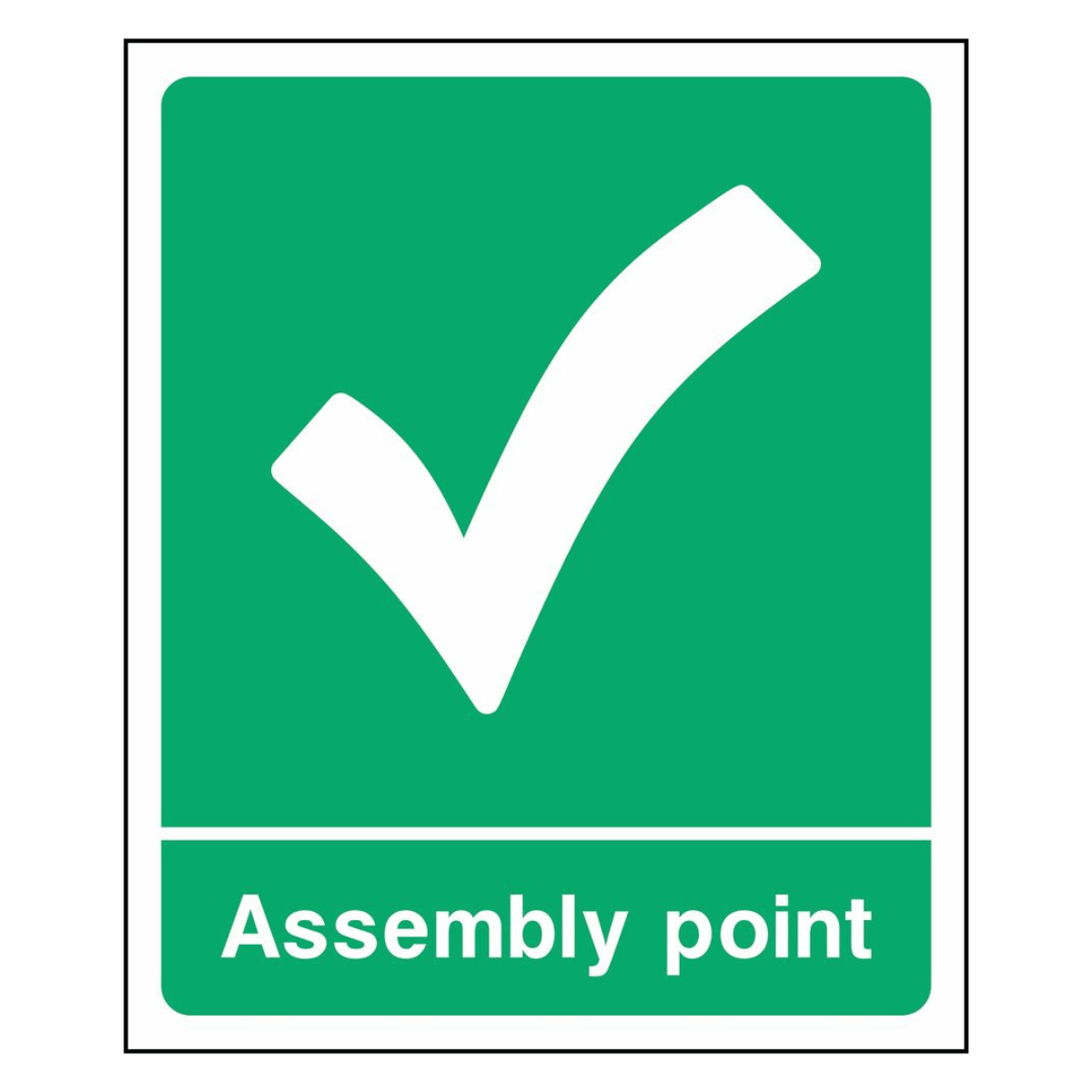 assembly-point-tick-symbol-sign
