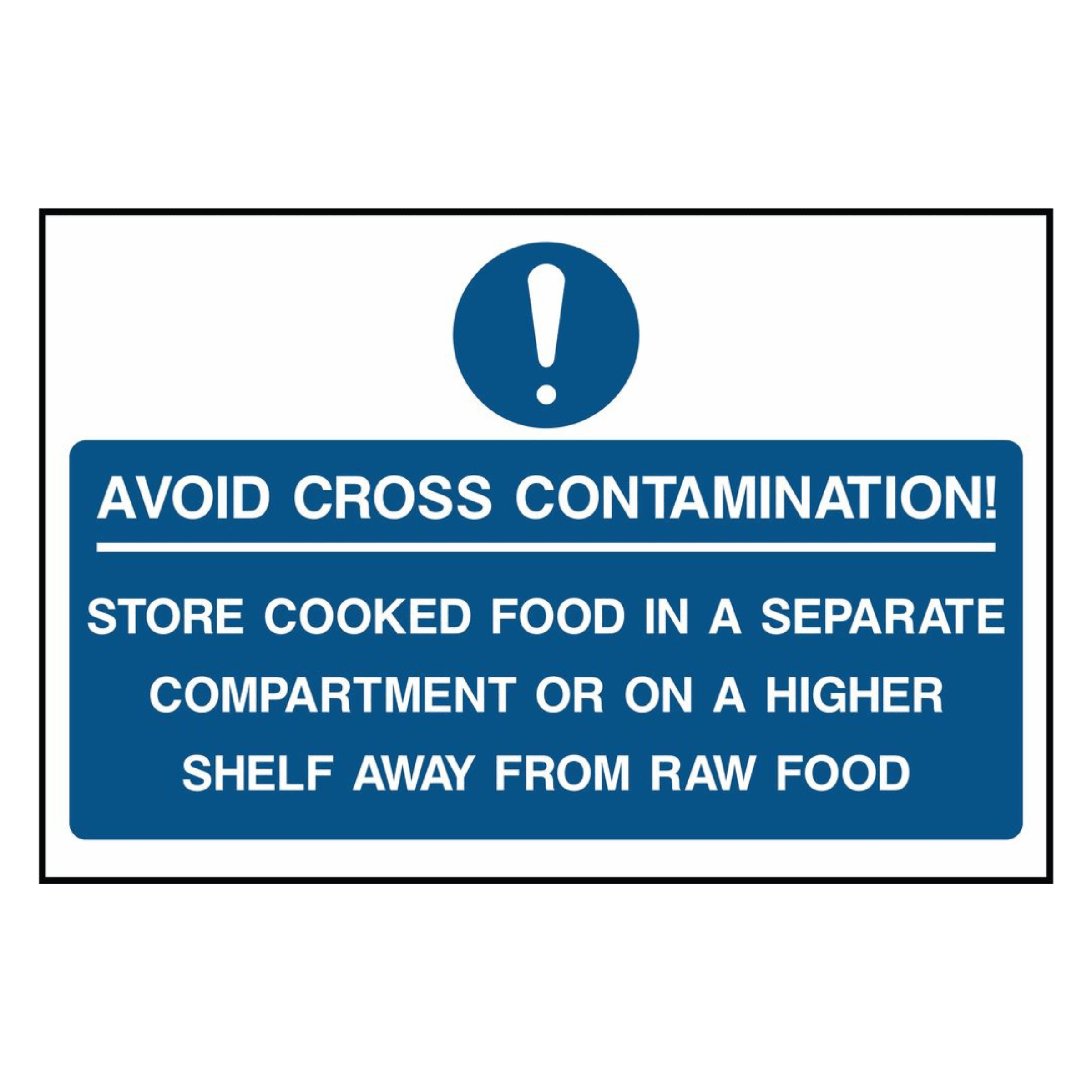 Avoid Cross Contamination Sign - The Safety Sign Depot