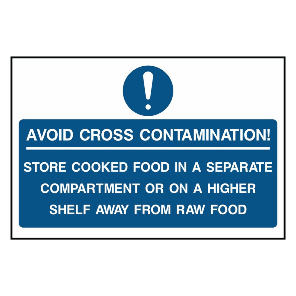 Avoid Cross Contamination Sign - The Safety Sign Depot