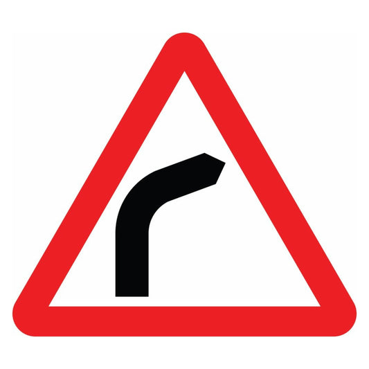 Bend to the Right Sign