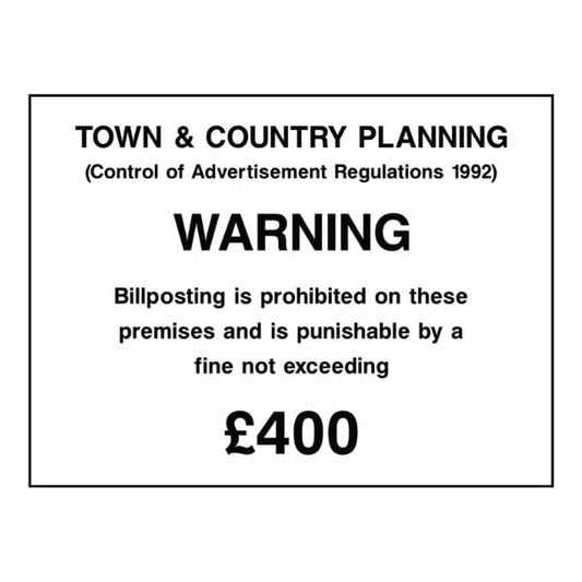 billposting-prohibited-on-these-premises-sign

