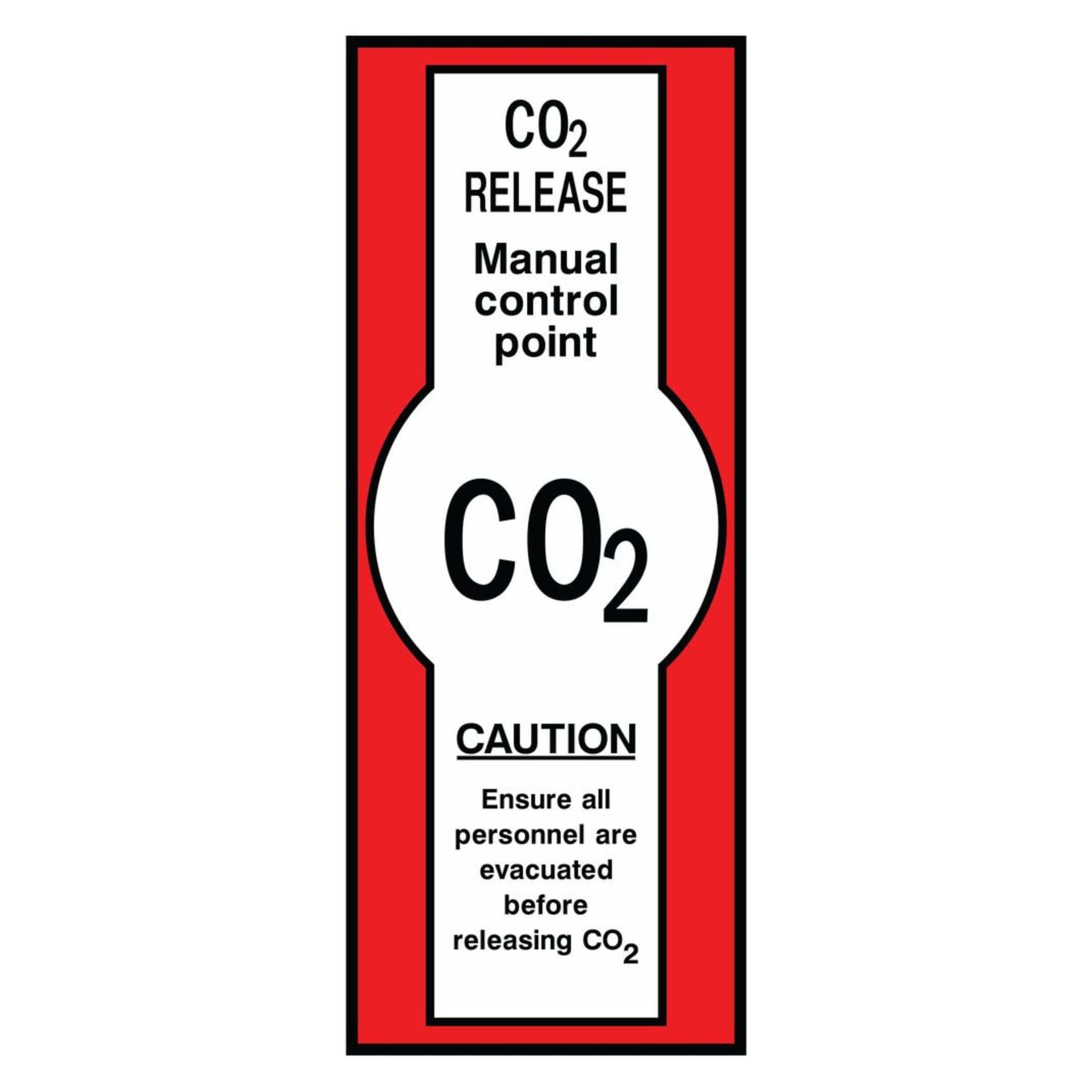 CO2 Control Point Sign | Big Bulk Discounts! – The Safety Sign Depot