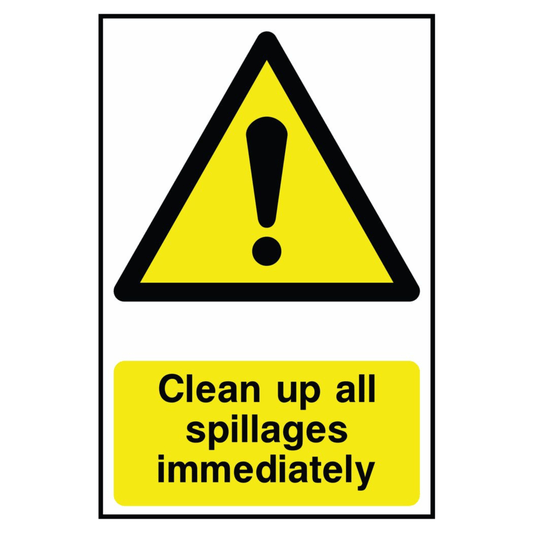 clean-up-all-spillages-immediately-sign