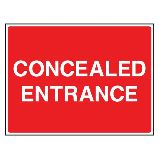 Concealed Entrance Sign