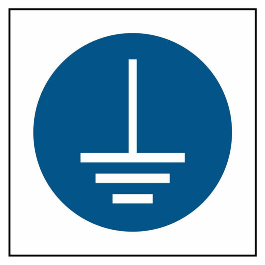 Connect to Ground Symbol Sign