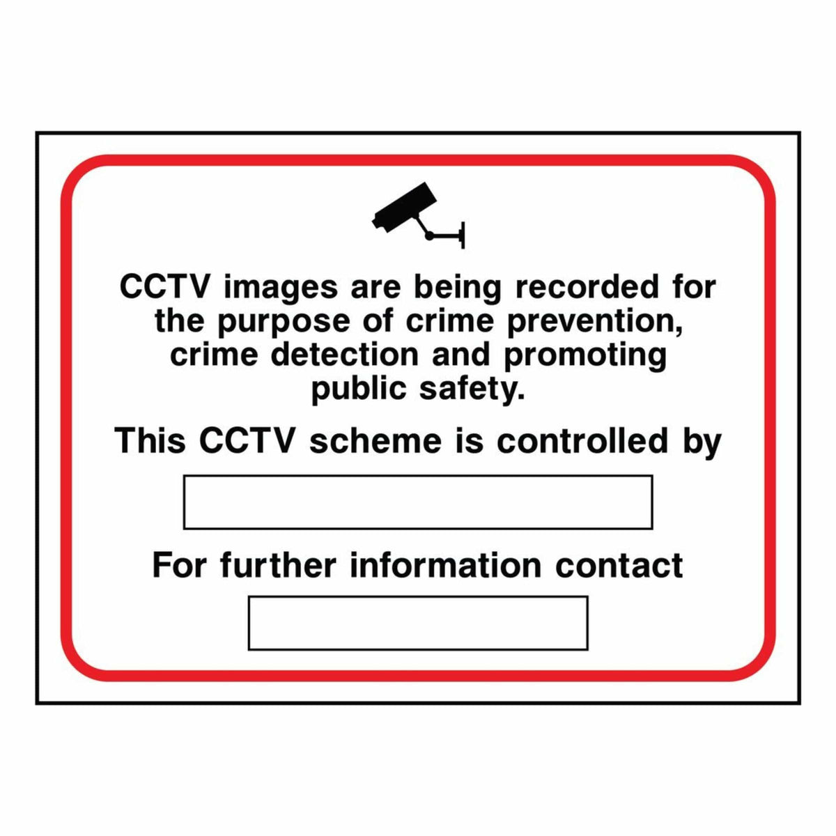 Custom CCTV Recording Sign - The Safety Sign Depot
