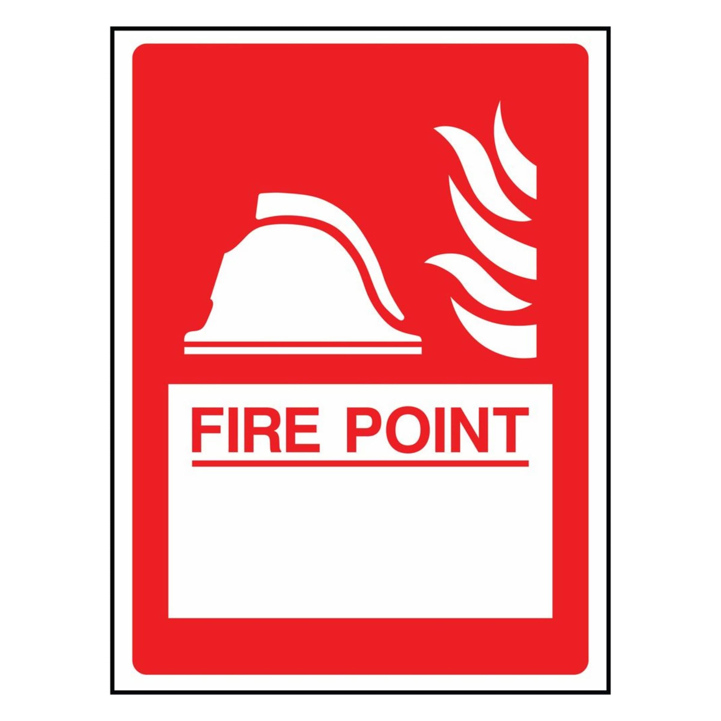 Fire Rvp Point Sign Custom Fire Point Sign - The Safety Sign Depot