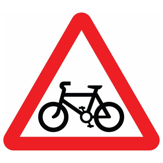Cycle Route Ahead Sign