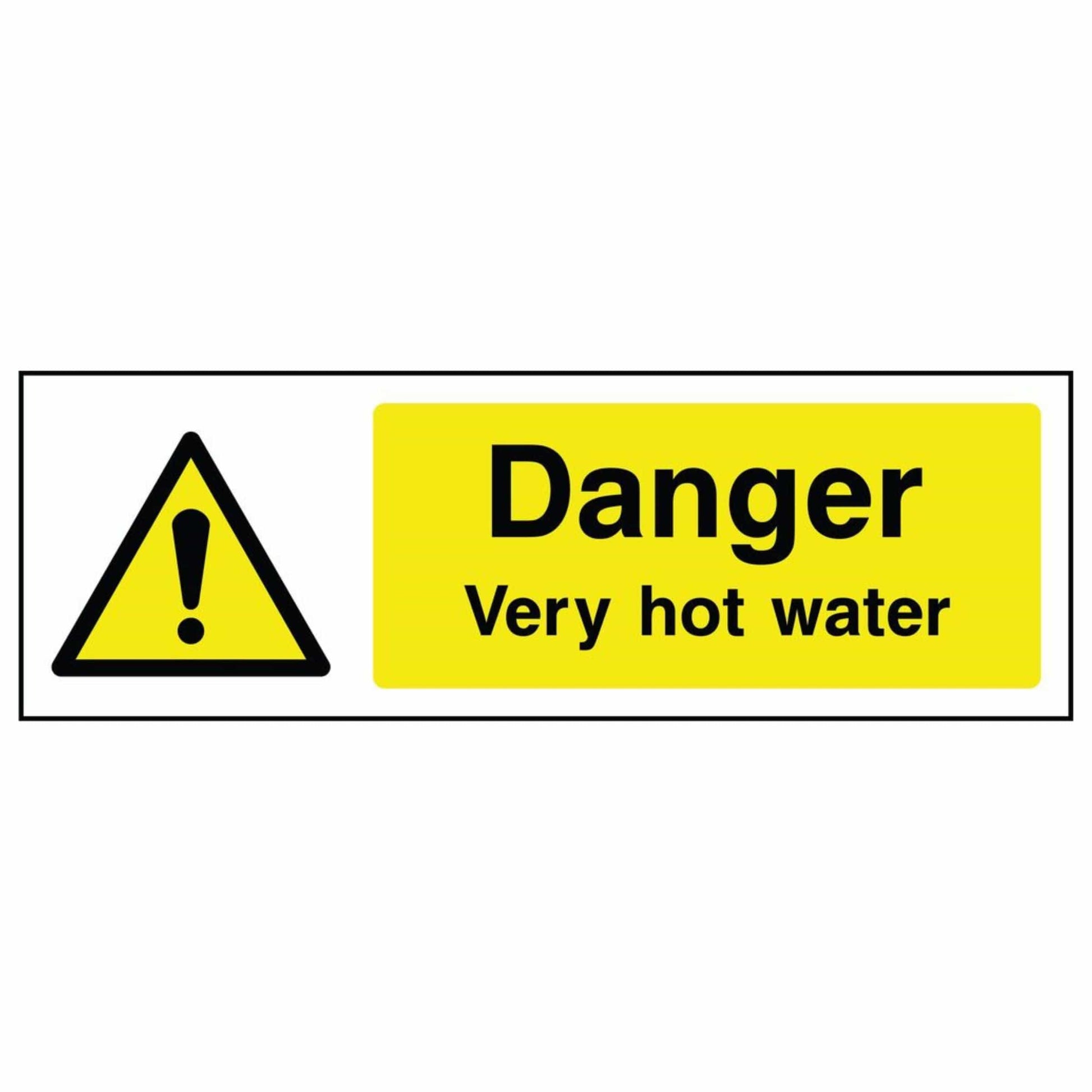 Danger - Very Hot Water Sign