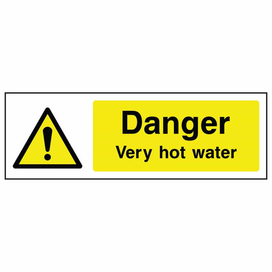 Danger - Very Hot Water Sign