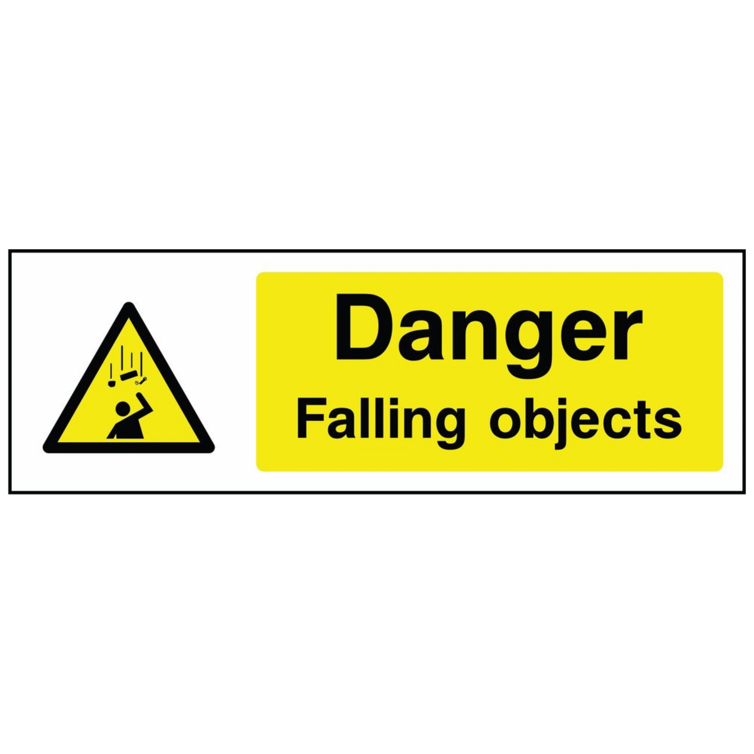 Sign Potential Falling Object Falling Object Danger Sign - The Safety Sign Depot